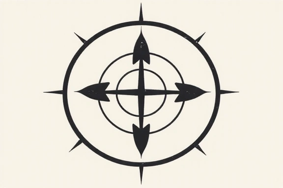 Icona di un mirino o bersaglio, simbolo di targeting pubblicitario