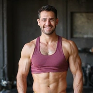 Ritratto di Marco Bianchi, atleta soddisfatto